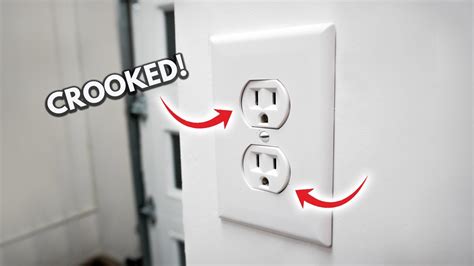 fixing crooked outlets